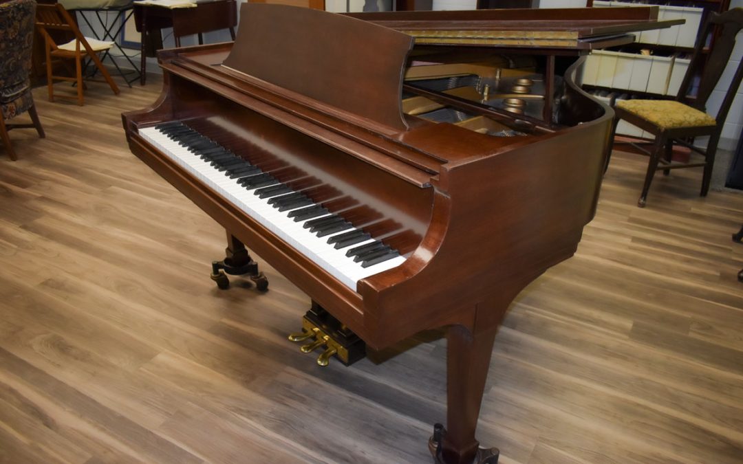 Our Steinway piano returns refurbished!